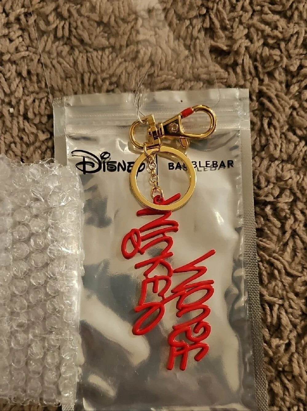 BaubleBar disney keychain